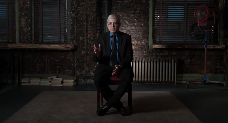 Paul M. Barrett in interview for the film.